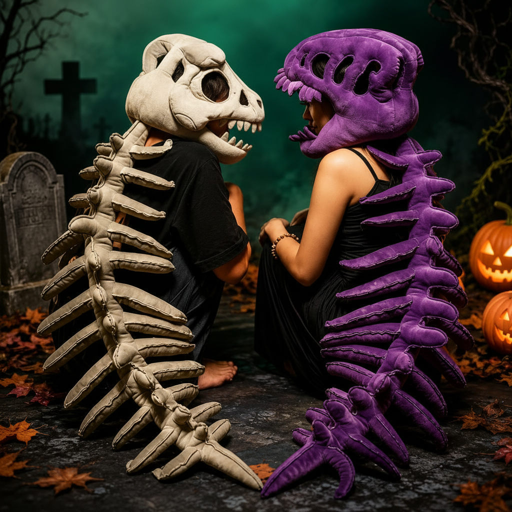 NicePick™ Wearable Dinosaur Skeleton Plush Costume