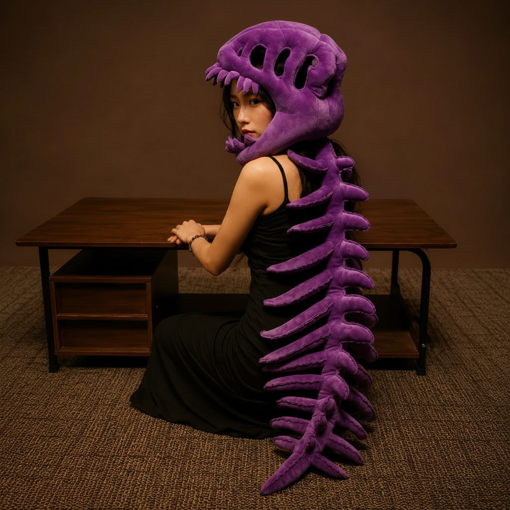 NicePick™ Wearable Dinosaur Skeleton Plush Costume