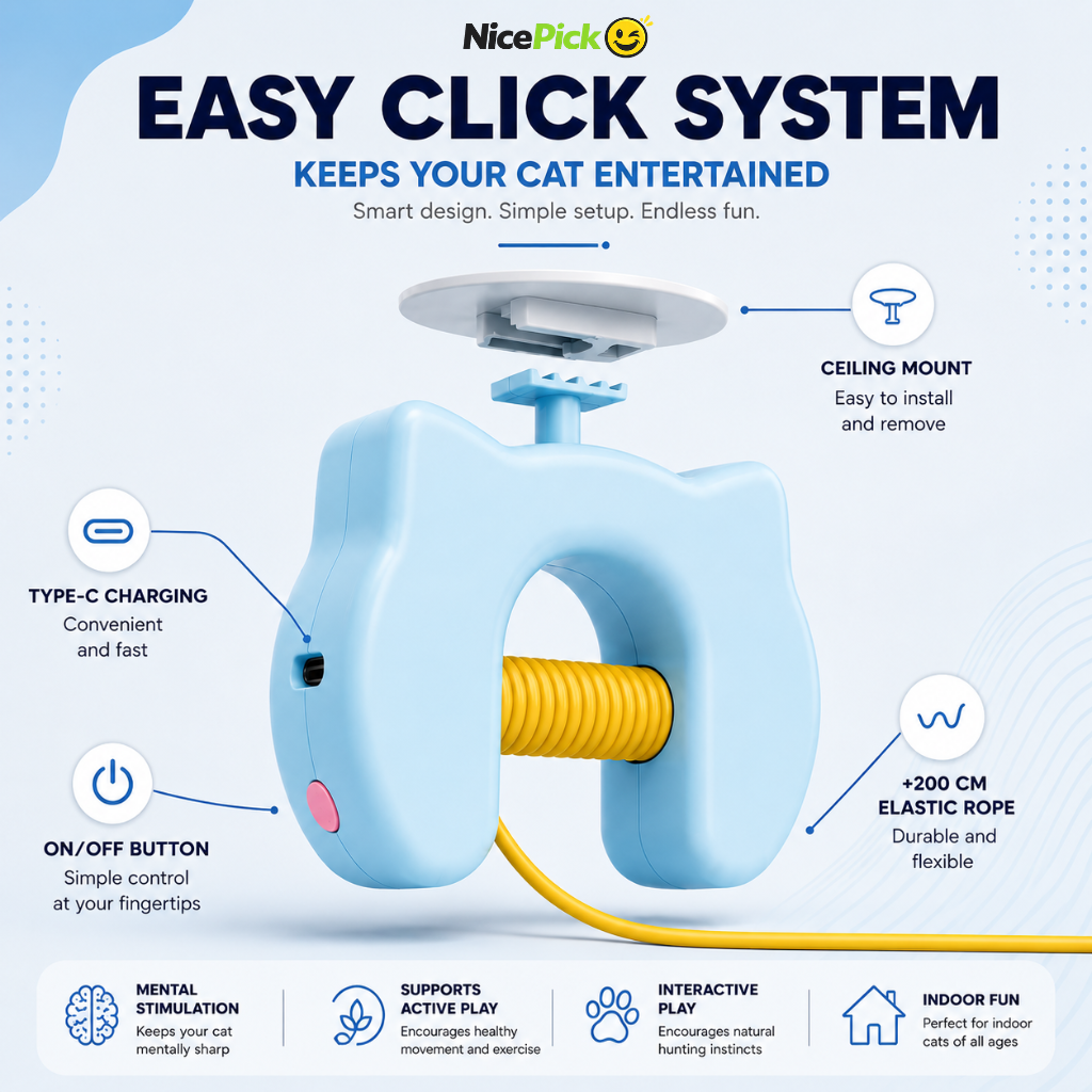 NicePick™ Automatic Yo-Yo Cat Toy