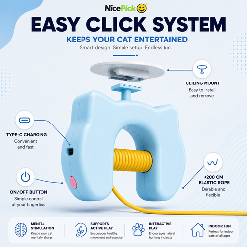 NicePick™ Automatic Yo-Yo Cat Toy