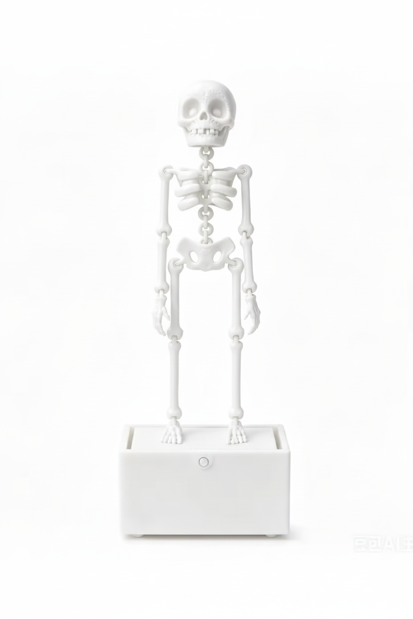 NicePick™ Skeleton Dancing Aquarium Bubbler 3D Printed