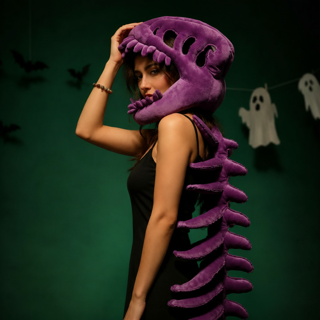 NicePick™ Wearable Dinosaur Skeleton Plush Costume