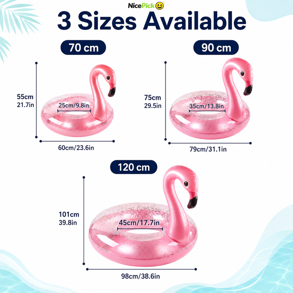 NicePick™ Flaminglow Flamingo Pool Float