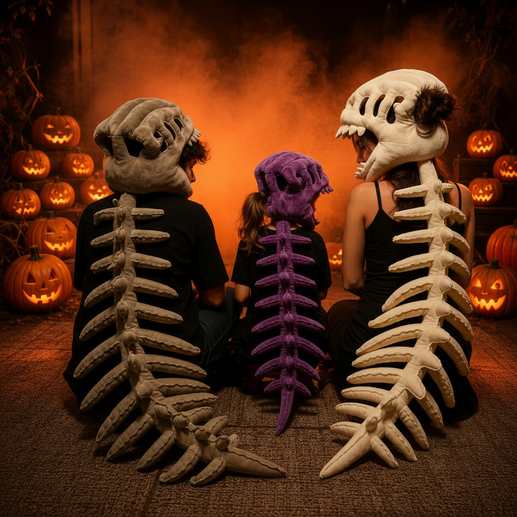 NicePick™ Wearable Dinosaur Skeleton Plush Costume