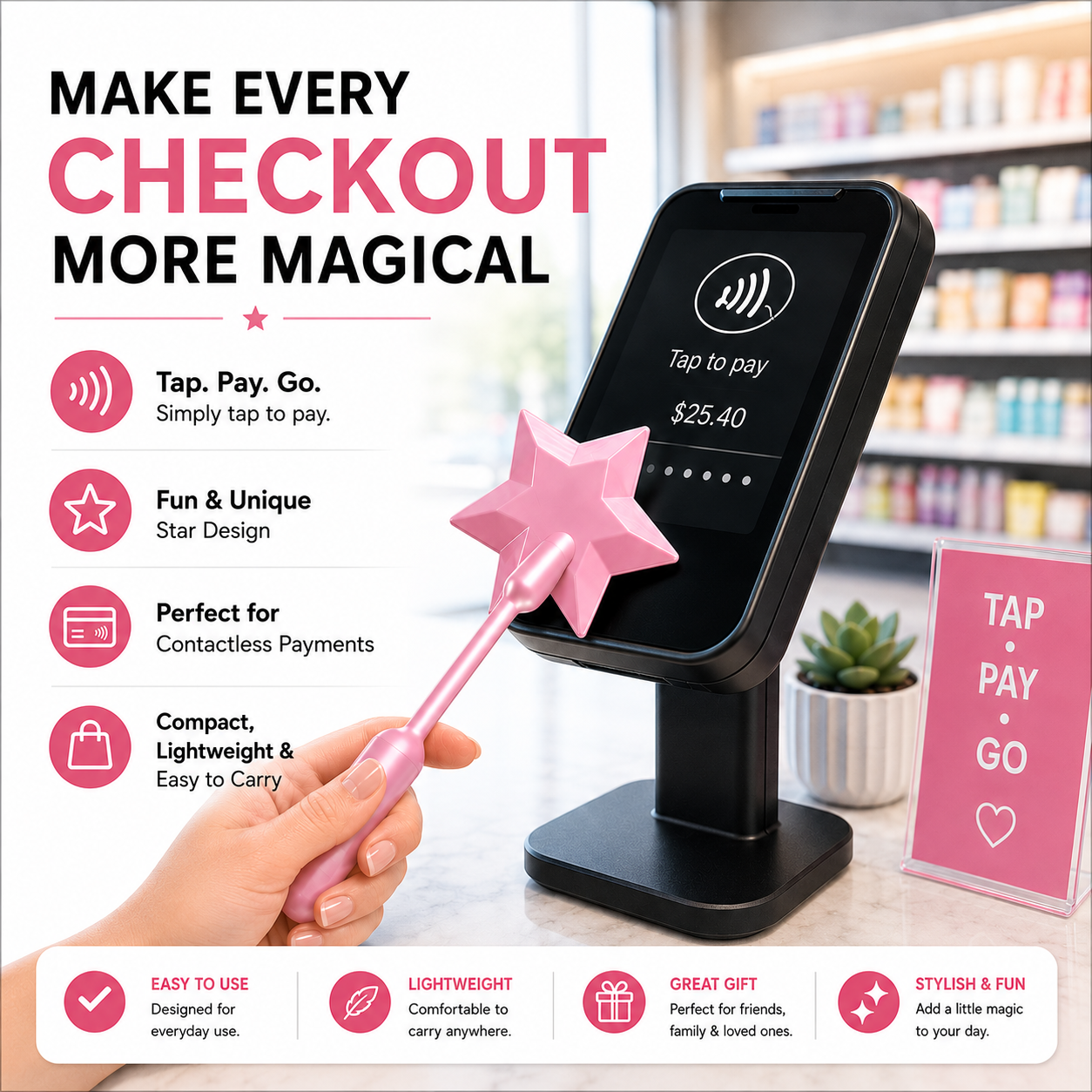 Nice Pick™ Tap-to-Pay Wand