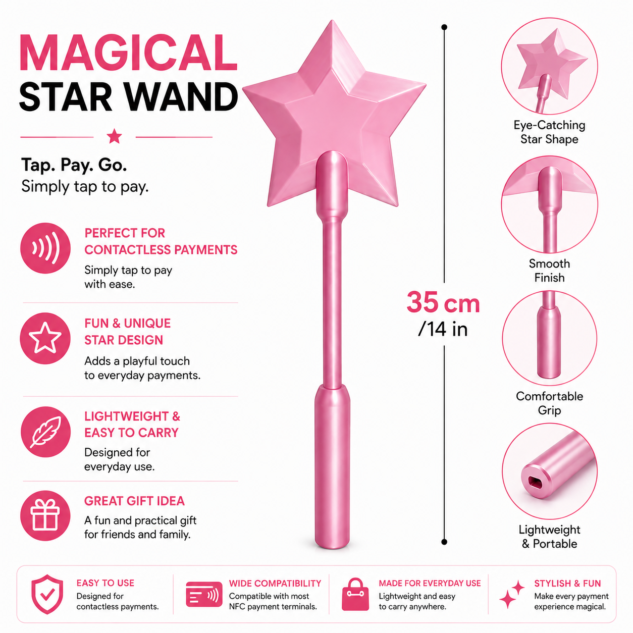Nice Pick™ Tap-to-Pay Wand