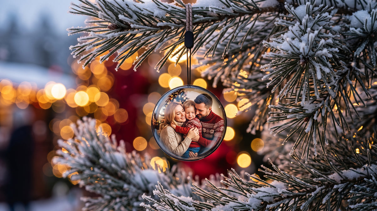 NicePick™ 3D Video Crystal Ball | Personalized Memory Lamp