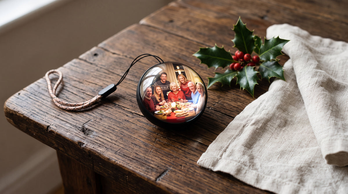 NicePick™ 3D Video Crystal Ball | Personalized Memory Lamp