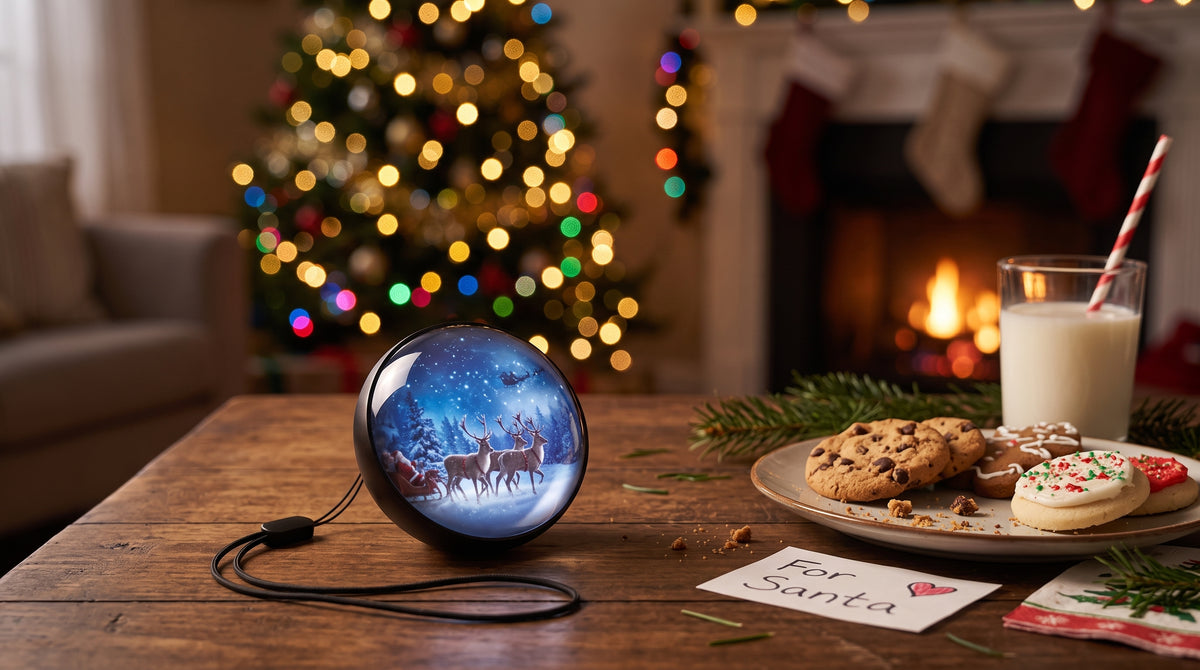 NicePick™ 3D Video Crystal Ball | Personalized Memory Lamp