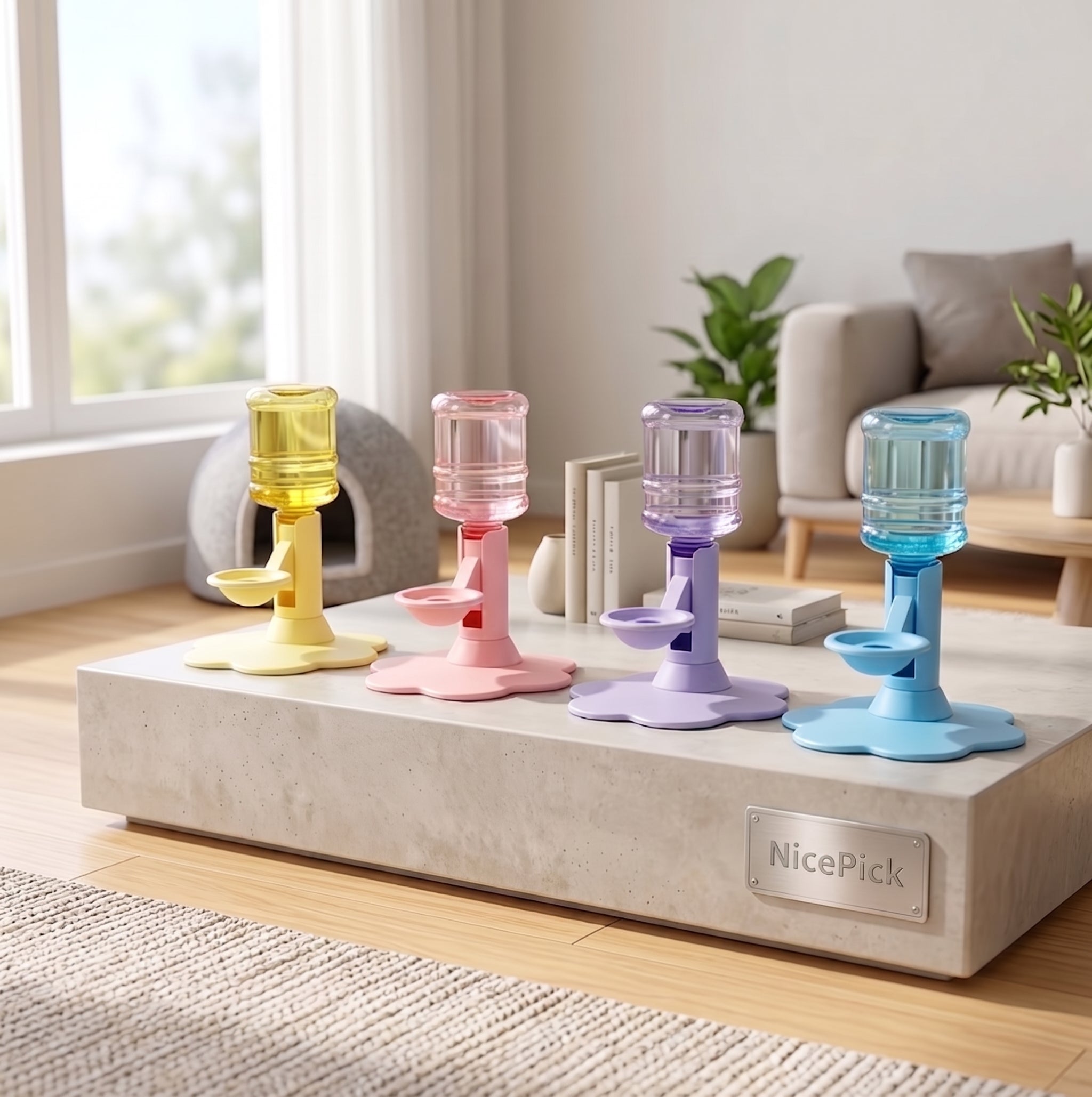 NicePick™ PureGulp — Ergonomic Pet Water Cooler Dispenser