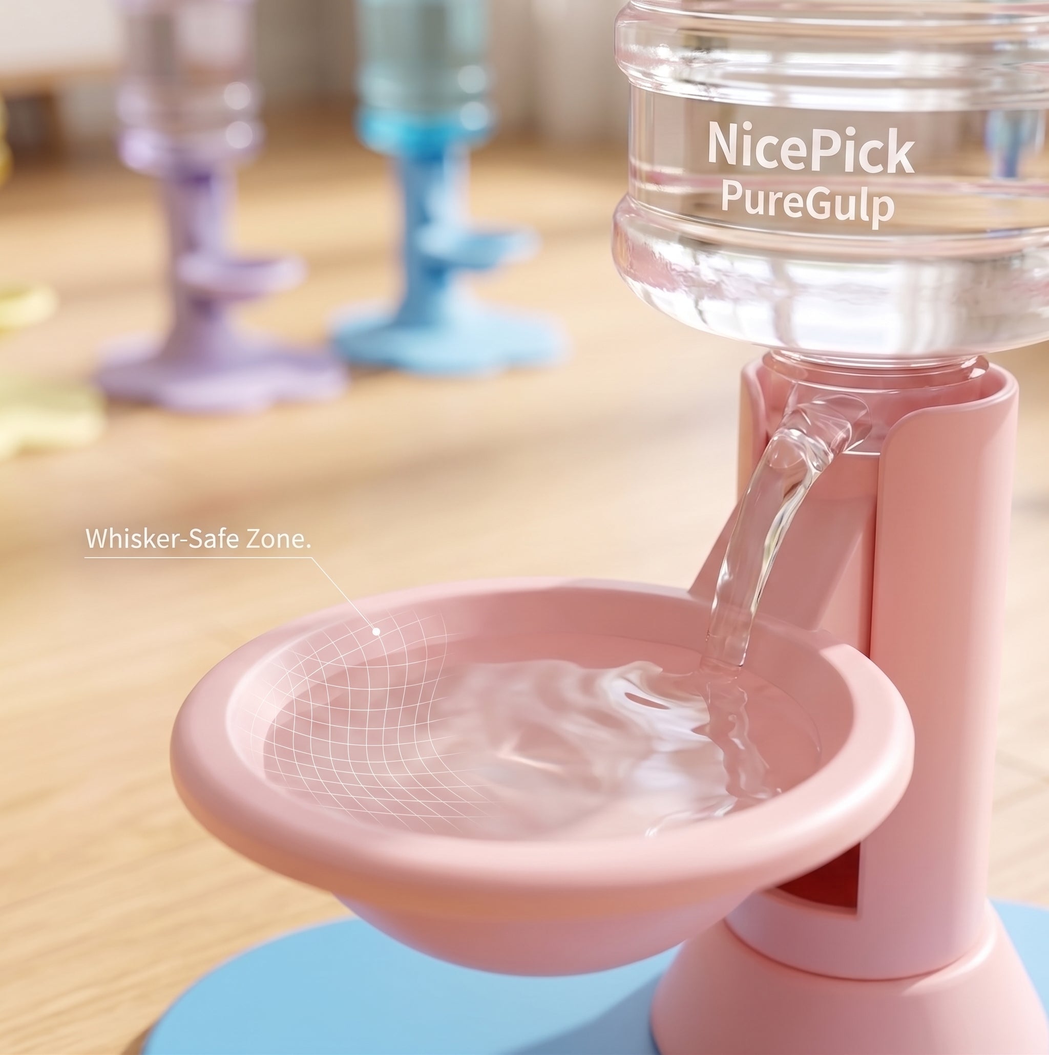 NicePick™ PureGulp — Ergonomic Pet Water Cooler Dispenser