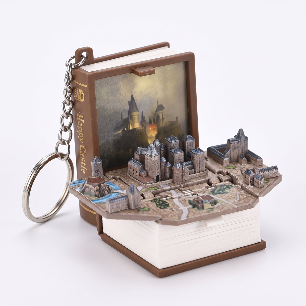 NicePick™ Happy Castle 3D Keychain 🏰