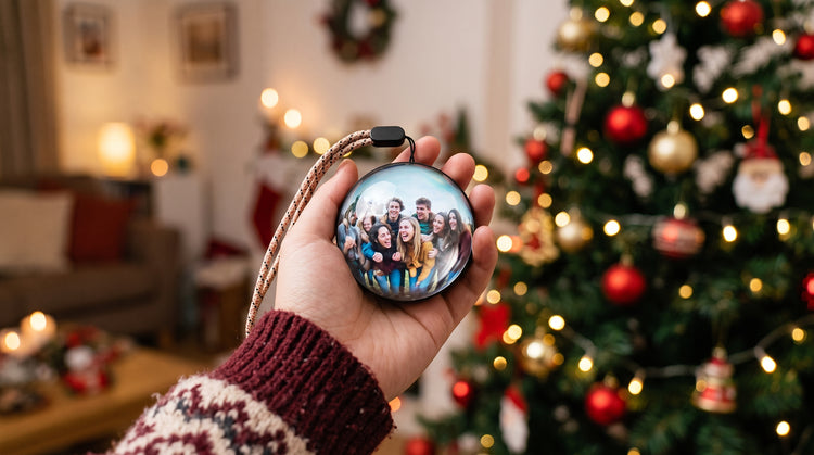 NicePick™ 3D Video Crystal Ball | Personalized Memory Lamp