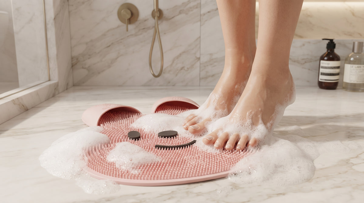 NicePick Bunny Foot Scrubber Mat