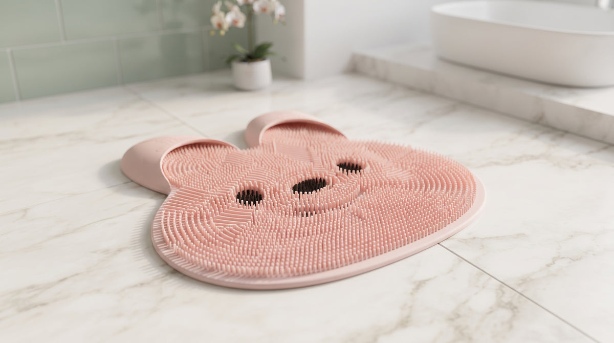 NicePick Bunny Foot Scrubber Mat