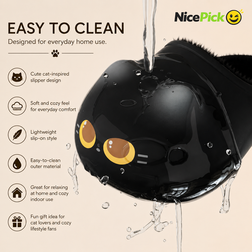 NicePick™ Cozy Cat Paw Slippers