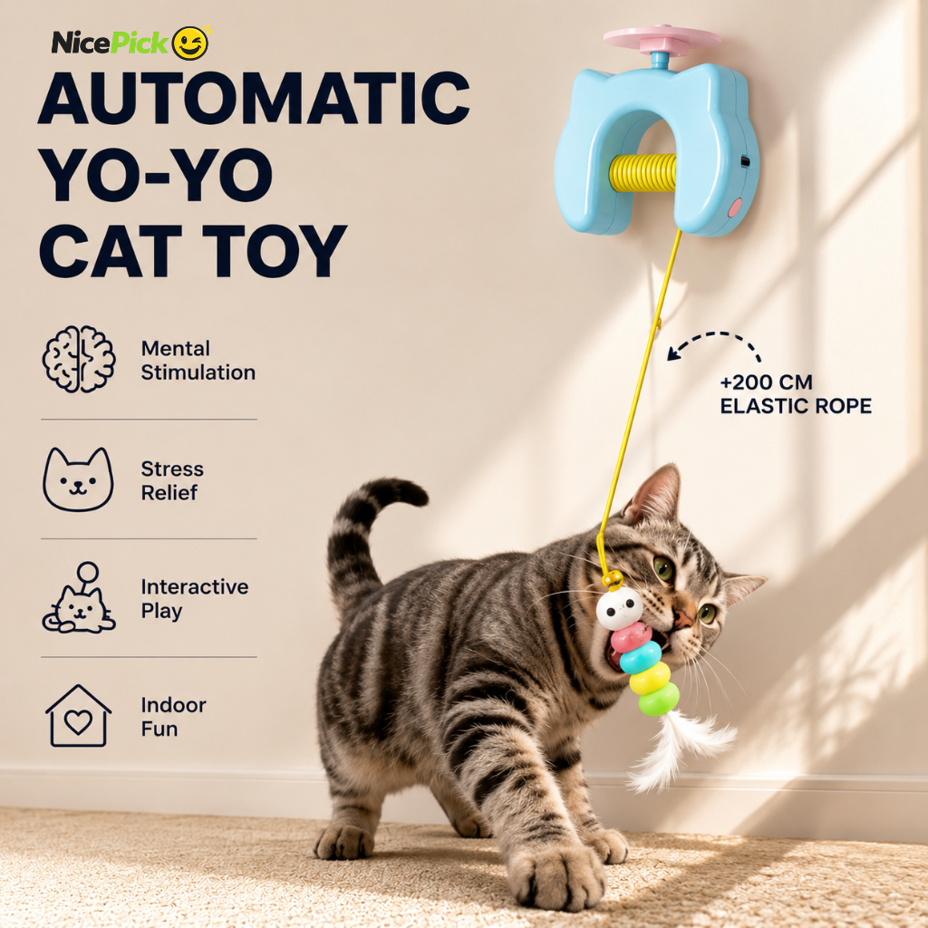 NicePick™ Automatic Yo-Yo Cat Toy